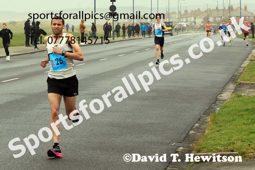 Senior mens 12 Stage 2023 Northern Mens 12 stage and Womens 6 Stage Relays and Young Athletes, Redcar. Photo: David T. Hewitson/Sports for All Pics